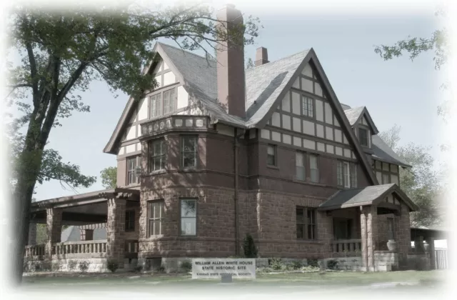 HOUSE PLANS - Tudor Revival mansion,  detailed blueprints, PRINTED floor plans