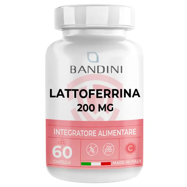 Bandini® LATTOFERRINA 200 Immuno - 200 MG di Lactoferrina per CAPSULA 60 capsule