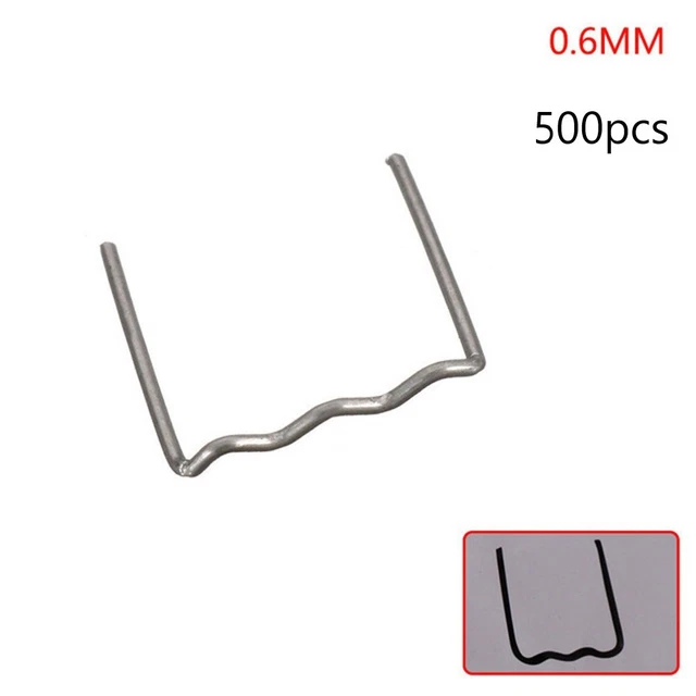 0.6mm Piatto Caldo Cucitrice Staple for Auto Paraurti Plastica Repair-Kit500PCS