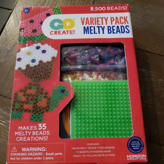 MELTY BEADS VARIETY Pack Makes 35 Creations 8,500 Beads Open Box $14.24 -  PicClick