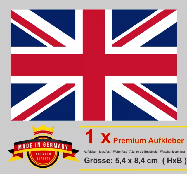 Auto Aufkleber Fahne Flagge Grossbritannien UK GB Union Jack car Sticker England