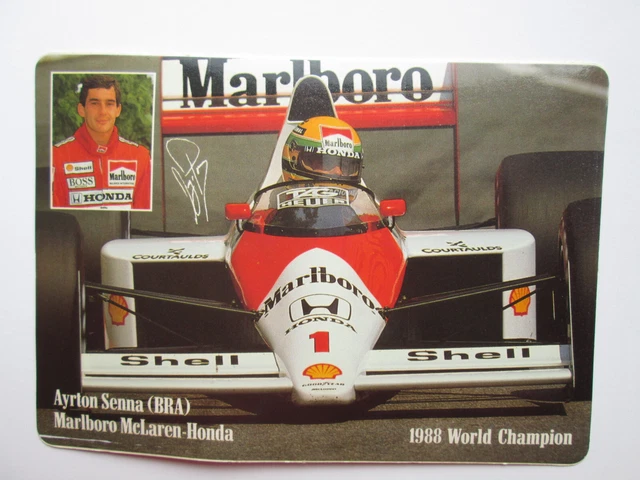 Pin's F1 McLaren Honda Ayrton Senna – Casque Marlboro, Rare Collector France