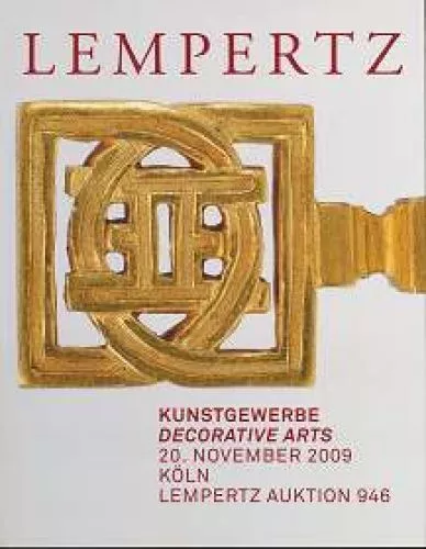 Lempertz, Kunstgewerbe Decorative Arts, Lempertz Auktion 946,