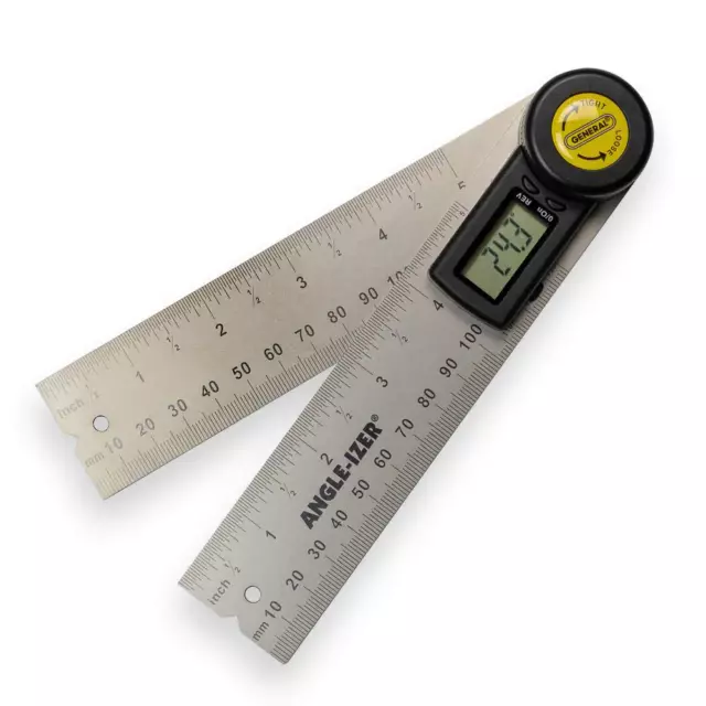General Tools 5 In. Digital Reversible Angle Finder Angle Lock Large LCD Readout