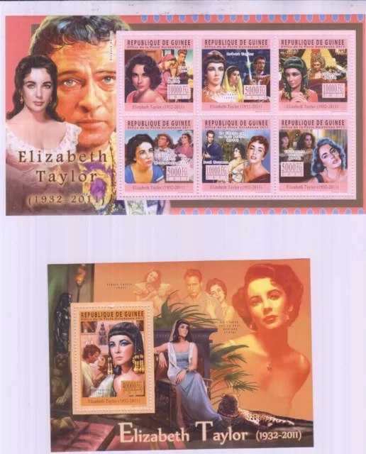 E616. Guinea - MNH - Art - Elizabeth Taylor - Actress