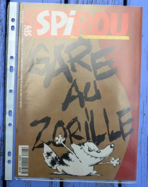 Spirou n°3123 du 18 février 1998, couverture Les Zorilles (Deth & Corcal)