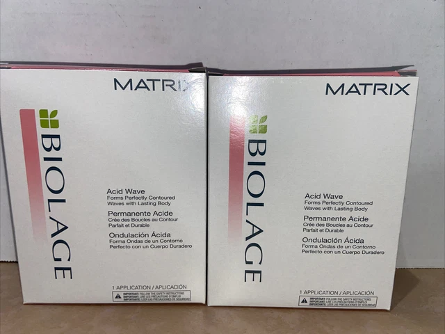 Lote (2) Onda Ácida Matriz Biolage Grado A Nuevo en Caja Envío Rápido
