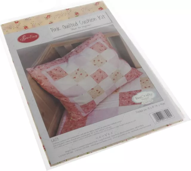 Patchwork Quilting Kit EASY Sewing Kit  MAKE YOUR OWN CUSHION