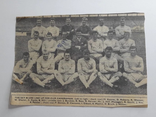 Photo Ancienne De L'équipe De Coventry City Football Club - 1977 - Collection