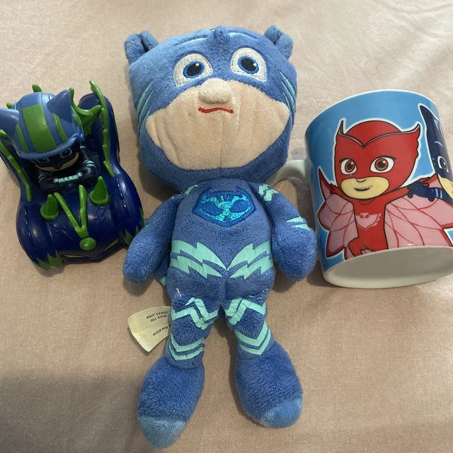 PJ MASK CAT Boy Bundle Plush Soft Toy Small Mug Car £3.00 PicClick UK