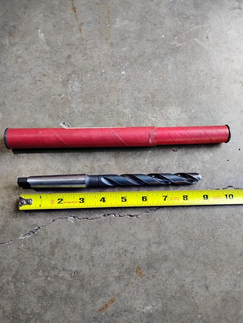 Vearter 1'' Twist Drill Bit, HSS 2 Quick Change Jobber Drill Bit With