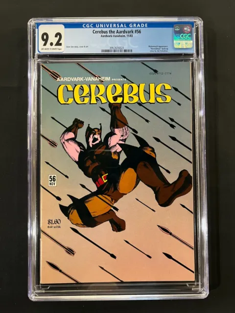 Cerebus the Aardvark #56 CGC 9.2 (1983) - Wolveroach app