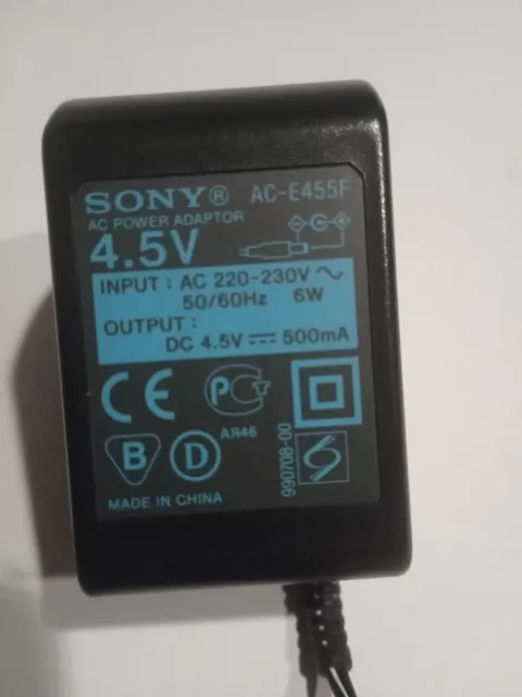 Original Sony AC-E455F DC 4.5V Netzteil AC Power Adapter Walkman Diskman 2