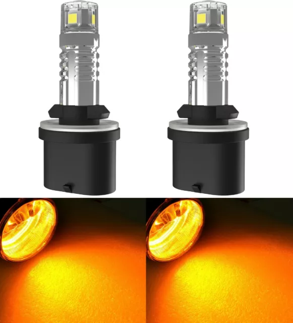 LED 20W 884 H27 Naranja Dos Bombillas Niebla Luz Recambio Mejora Lámpara Stock