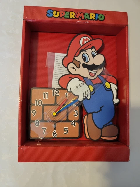 Accutime Nintendo Mario Wall Clock