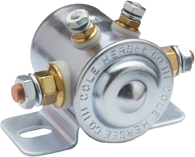 - 24059-08-BP (24059-BP) 12V Insulated SPST Continuous Duty Solenoid