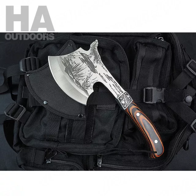 Outdoor Camping Axe Rescue Firefighter Axe Hunting Hiking Survival Hatchet F716