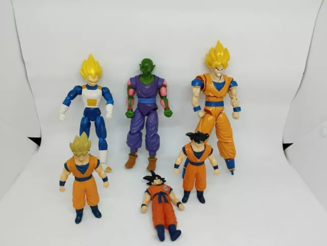 DBZ Dragon Ball Z - Lot de figurines AB Toys articulées + Atlas (C508