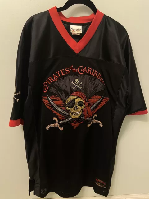 Vintage Disney Pirates of the Caribbean Football Jersey