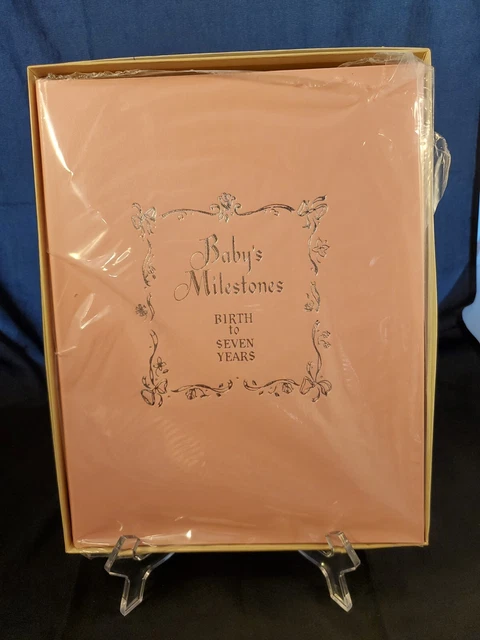 Vintage Our Baby’s First Seven Years Memory Book Keepsake Album