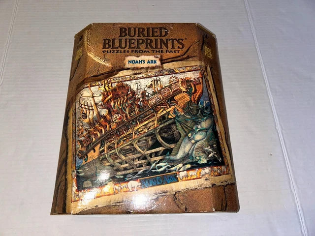 VINTAGE 1990’S BURIED BLUEPRINTS NOAH’S ARK PUZZLES FROM THE PAST