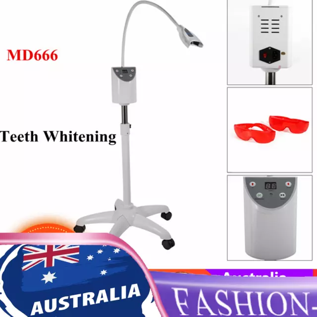 Dental Mobile LED Teeth Whitening Light Teeth Bleaching Accelerator Machine AU