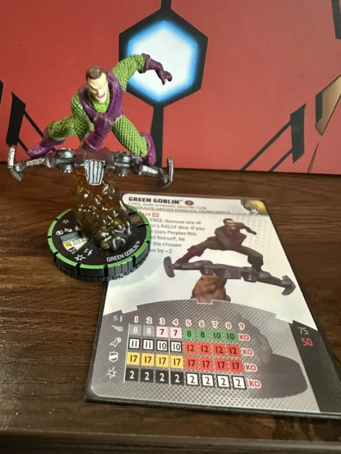 Heroclix Spider-Man Beyond Amazing 053b Green Goblin Super Rare Prime