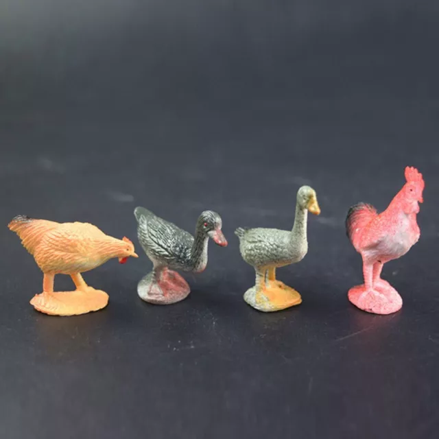 Figurines d'animaux de ferme 12 pièces jouets en plastique pour des aventures i