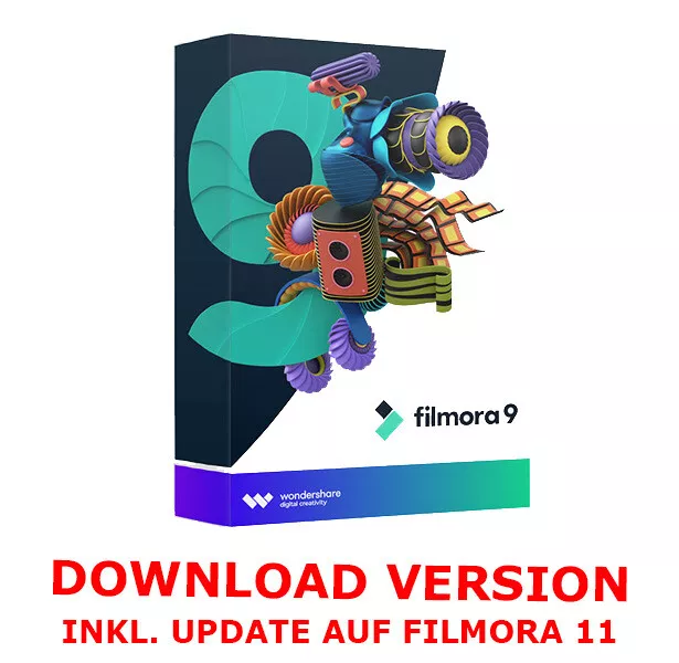 Filmora 9 inkl. Update to Version 11 - Videoedior - PC Download Version