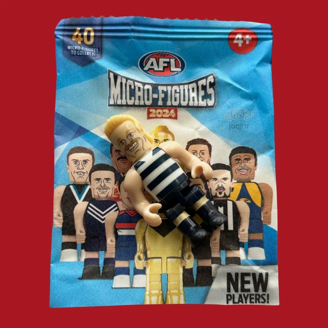 COLES AFL MICROFIGURES 2024 TOM STEWART (Geelong) Classic Player 4