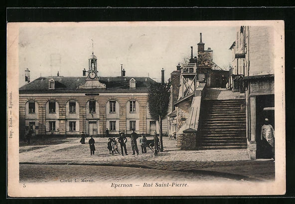 CPA Épernon, Rue Saint-Pierre