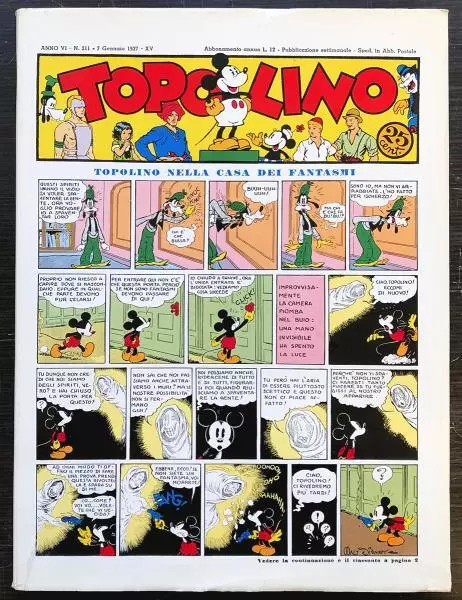Topolino (collana grandi ristampa) (1985) Recueil 1937 - 1 - 1er trimestre (TBE+