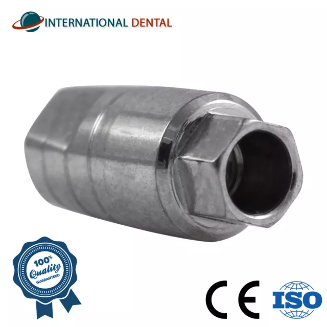 10 Straight Titanium Adapter Head Narrow Platform ⌀3.8 With Screw Dental Fixture 3