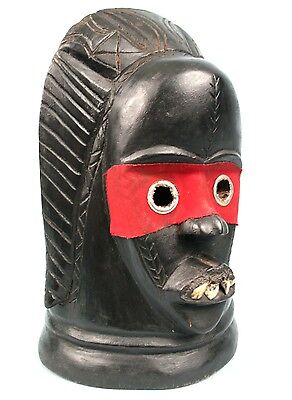 Art African Arts First Tribal - Rare Mask Helm Dan Janus - 37,5 CMS