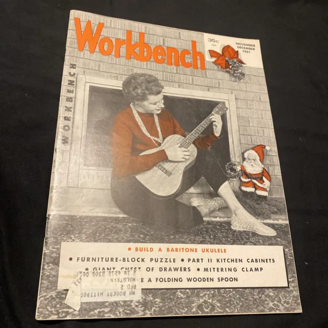 Vintage Nov 1961 Workbench Magazine Woodworking Arts Crafts Projects Home