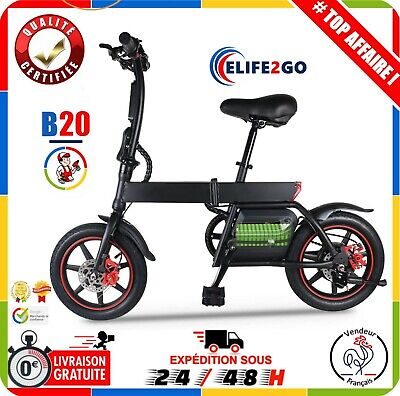 Vélo E-Scooter Trottinette Electrique Puissant 250W Pliable Adulte 25KMH NEUF FR