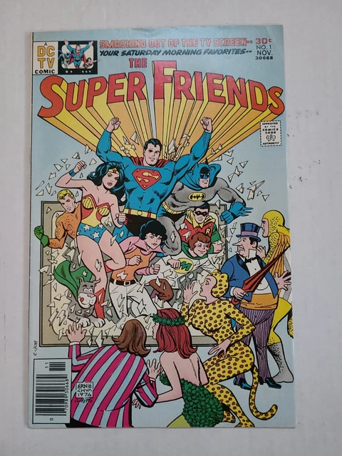 The Super Friends #1 Colleta Cover 1976 Saturday Morning Favorites Cartoon DC