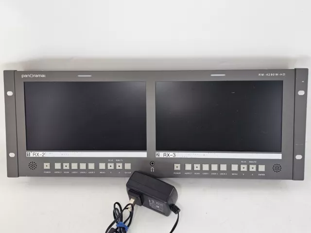 Wohler Panorama RM-4290W-HD Rackmount Dual Monitors