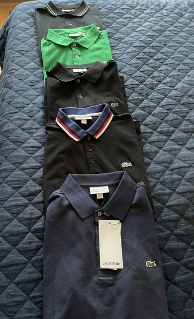 Lot of 5 Lacoste Polo Shirts Size XXL Shirts