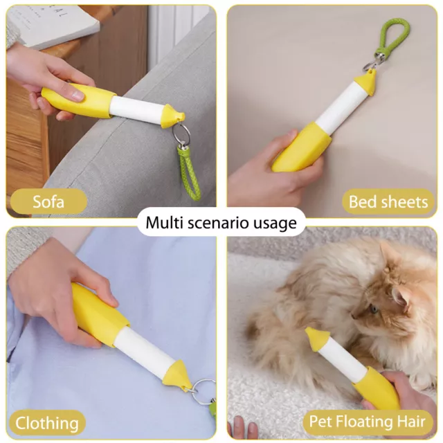 Banana Shape Lint Remover Portable Hair Remover Rollers Household (Banana) FR 2