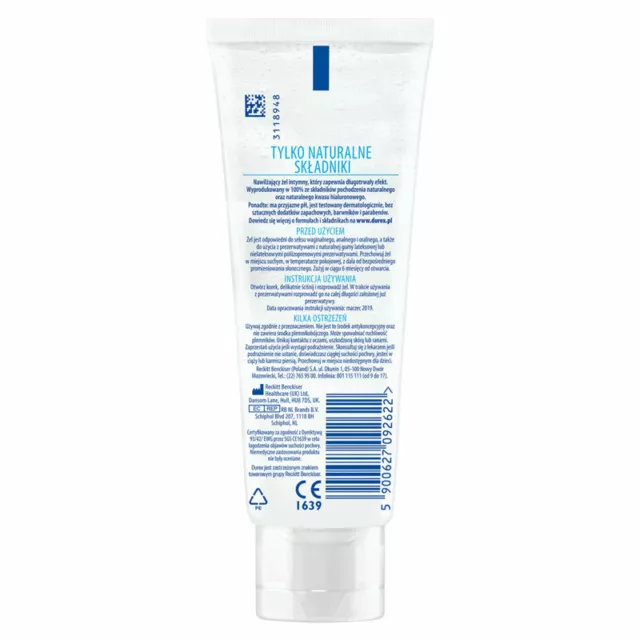 Durex Naturals Hyaluro Lubricante Base Al Agua Con Ácido Hialurónico 100ml 2