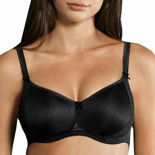 SOUTIEN GORGE 90B Well noir imprimé animal bonnets doublé en voile