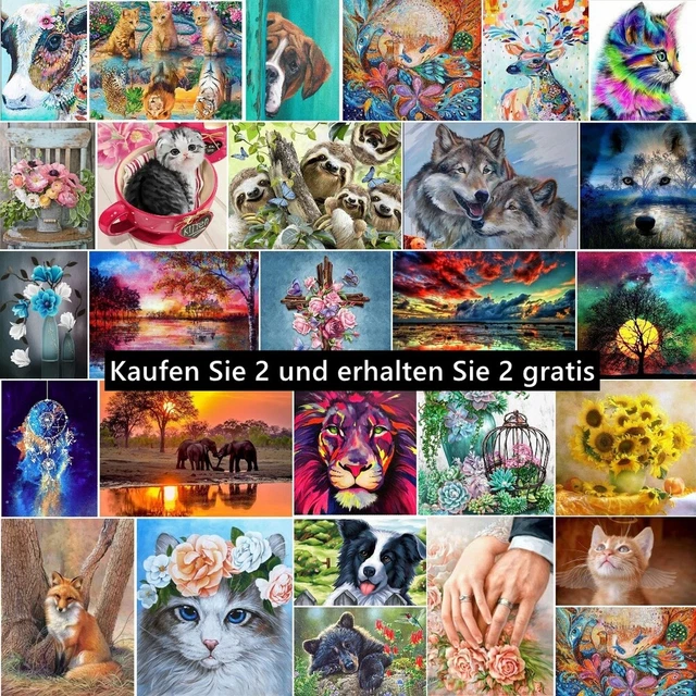 5D Diamant Diamond Painting DIY Kreuzstich Stickerei Malerei Bilder Beliebt