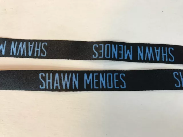 Genuine Shawn Mendes World Tour Vip Pass Laminate Lanyard Collectors Item 2