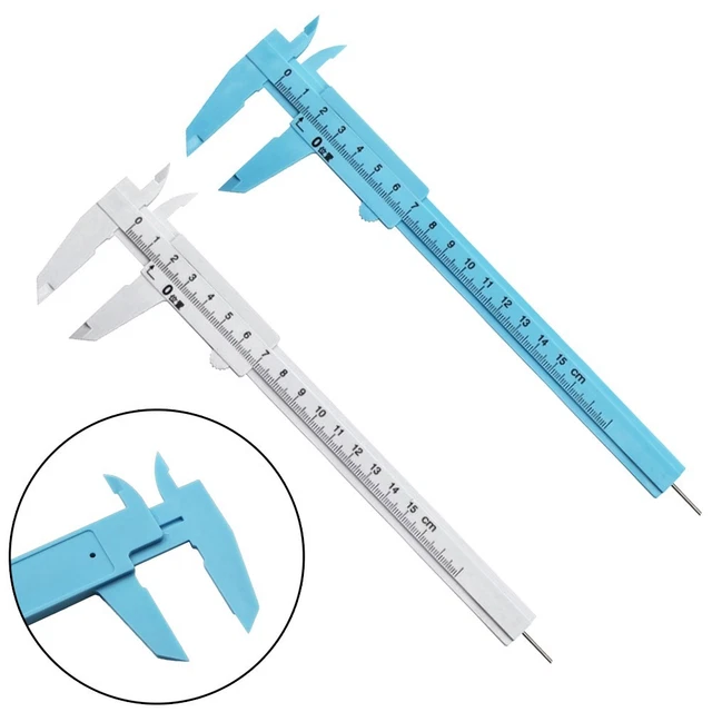 Pied à Coulisse à Cadran 0-150mm En Plastique - Outil De Mesure Précis Vernier Professionnel