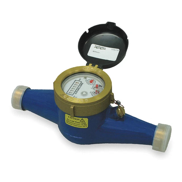 PULSAFEEDER MTR300-G Flowmeter,50 GPM,150 PSI,1 In