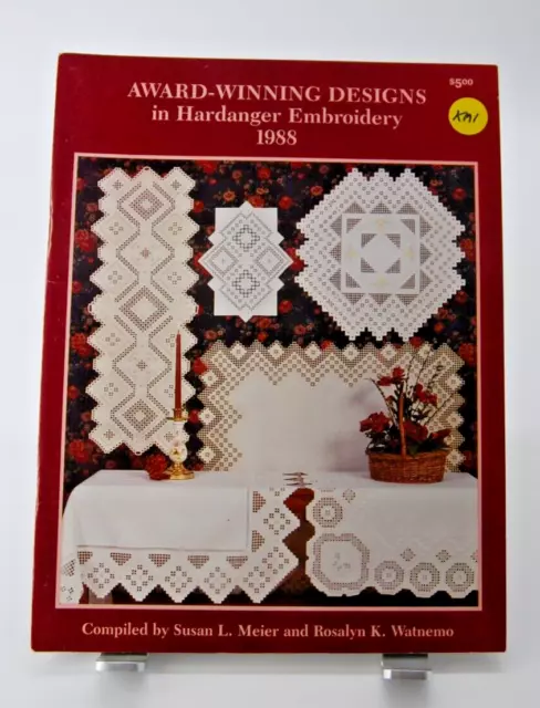 Diseños galardonados de colección en bordado Hardanger 1988 por Nordic Needle
