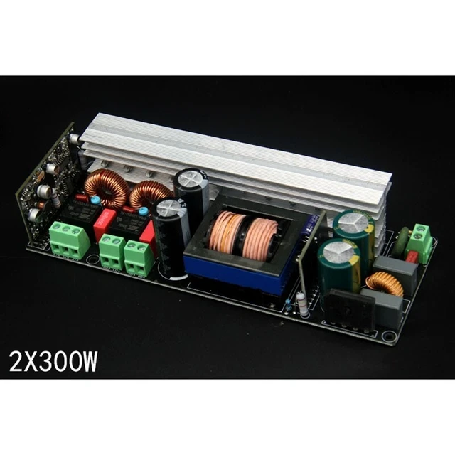 2x300W 220V Hifi Amplifier Board w/ Switching Power Supply F/ Stereo&Mono Modes