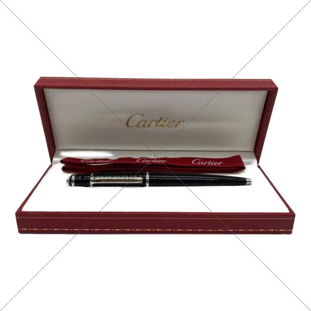 Near Mint Cartier Diabolo de Cartier Black Pen ST180010 Box Included JAPAN