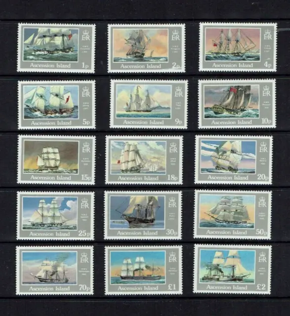 Ascension Island: 1986, Ships of the Royal Navy, MNH set